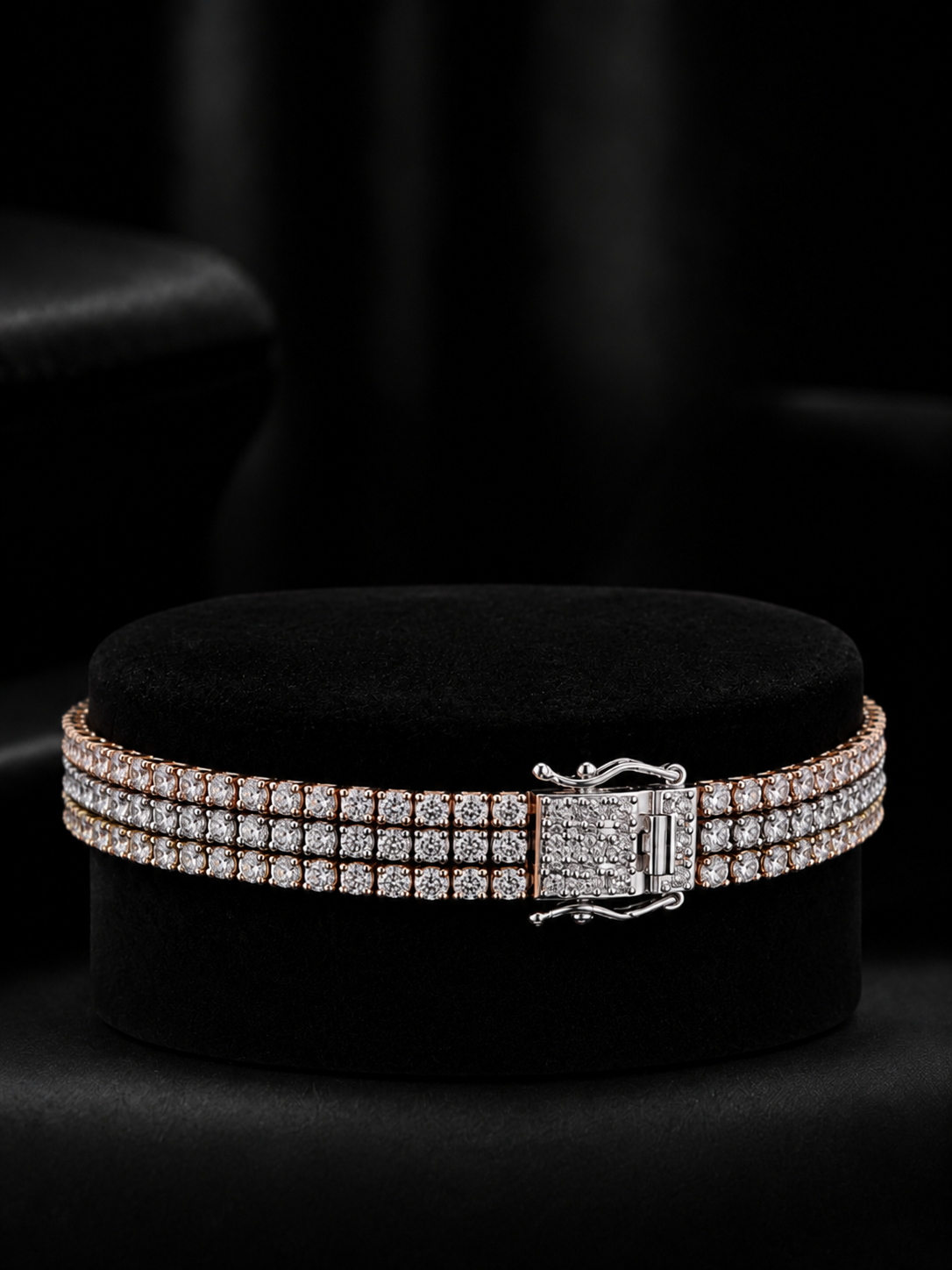 Aurelia Royale Classic Tennis Bracelet with Labgrown Diamond Accents