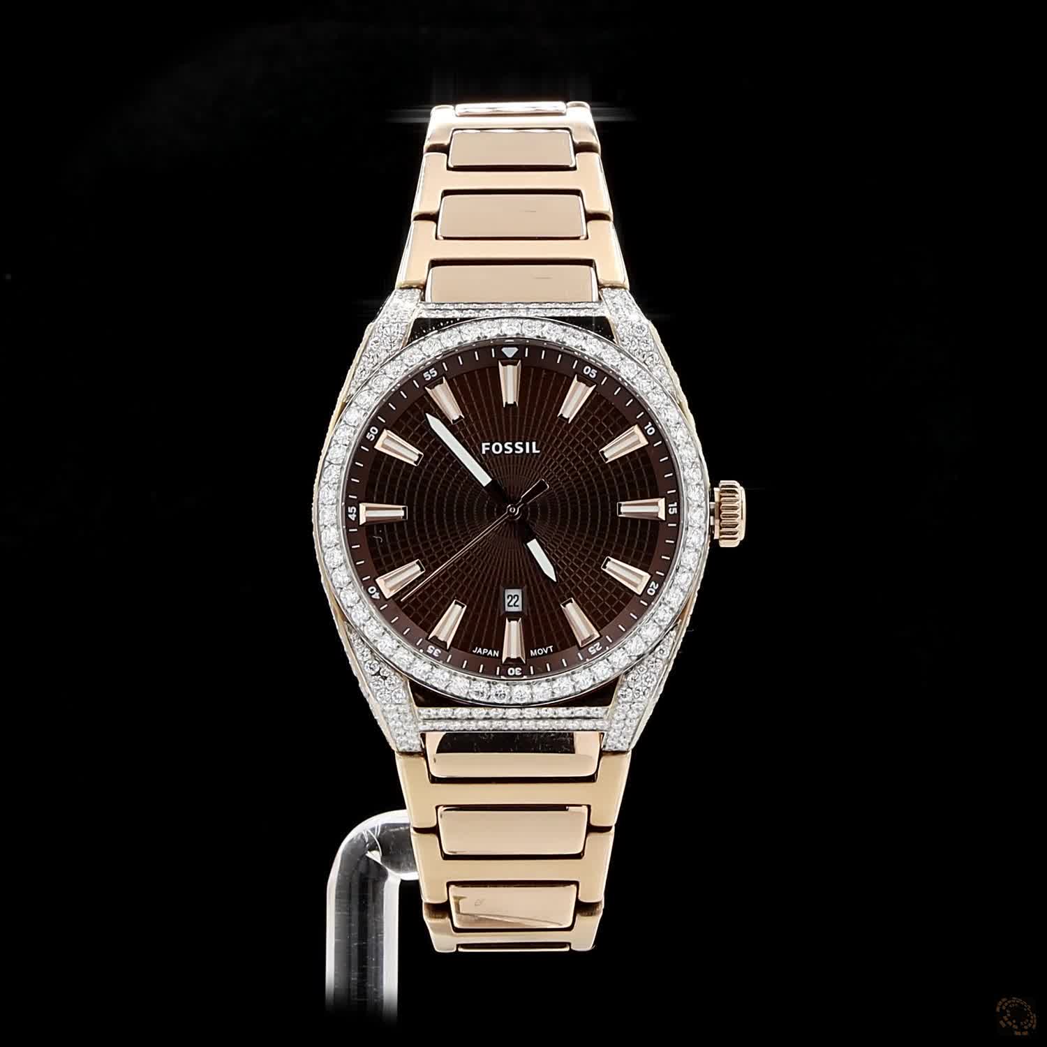 Aurelia Royale Silver-Tone Side Profile Luxury Watch