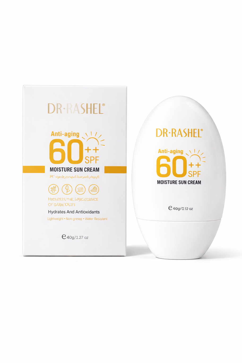 DR.RASHEL ANTI-AGING SPF 60++ SUN CREAM 60GM