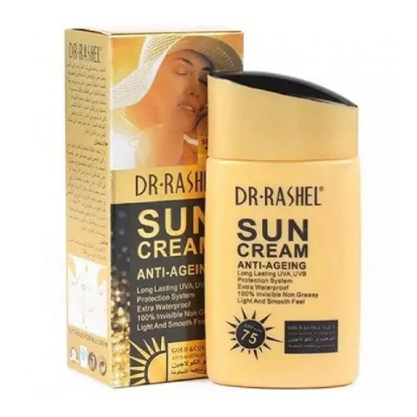 DR.RASHEL SUN CREAM ANTI -AGEING 80GM SPF 75+++